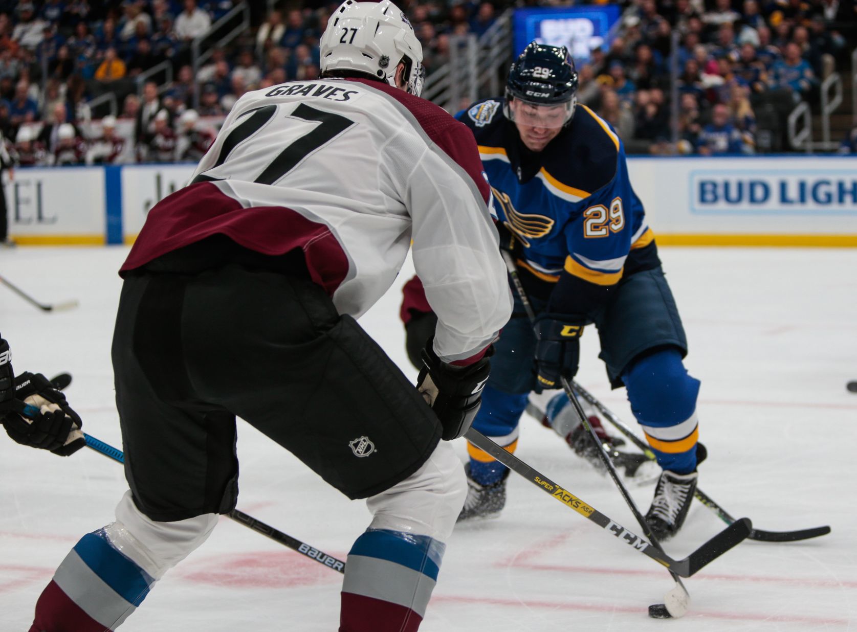 Blues take on Avalanche